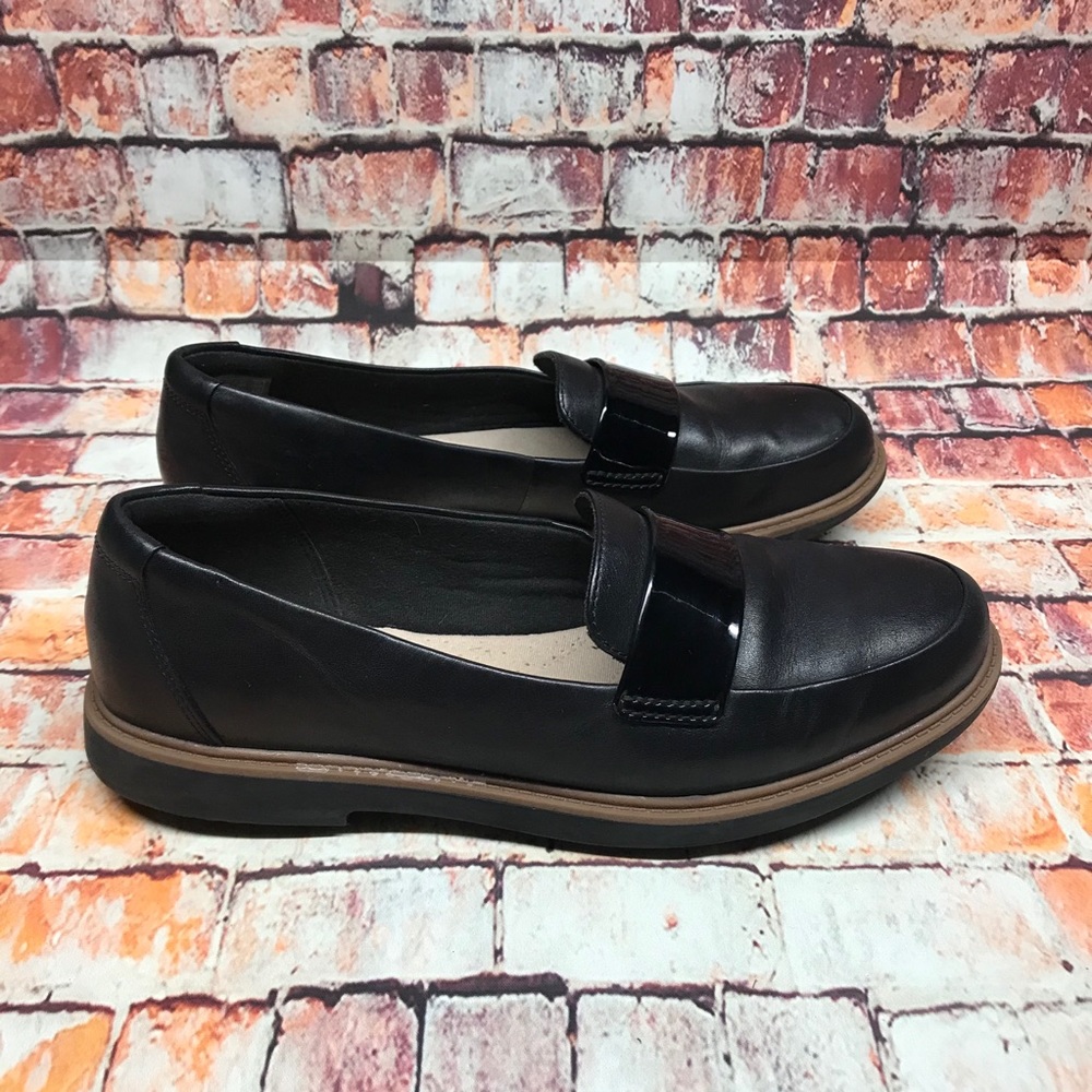 Collection By Clarks Loafer Shoes Leather Slip On